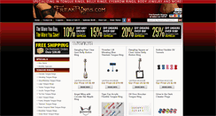 Desktop Screenshot of freakrings.com